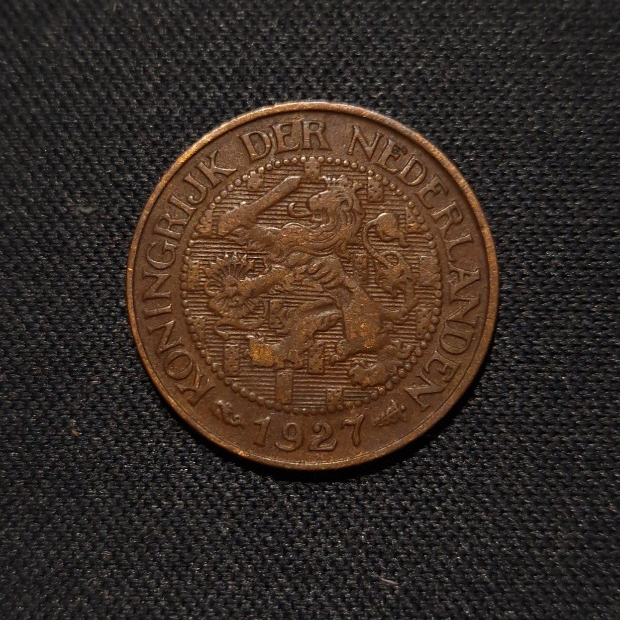 1 cent 1927, Postzegels en Munten, Munten | Nederland, Verzenden, Koningin Wilhelmina, 1 cent, Losse munt