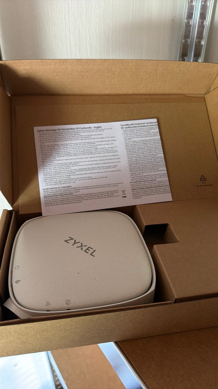 Zyxel WX5600-T0 AX6000 Access Point wifi versteker, Computers en Software, Ophalen of Verzenden, Nieuw