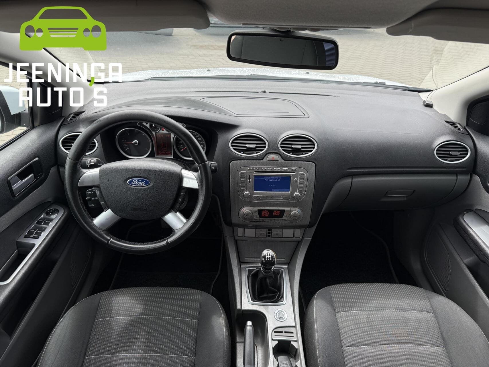 Ford Focus Wagon 1.6 TDCi Limited, Auto's, Ford, Euro 5, Stof, Gebruikt, Zwart
