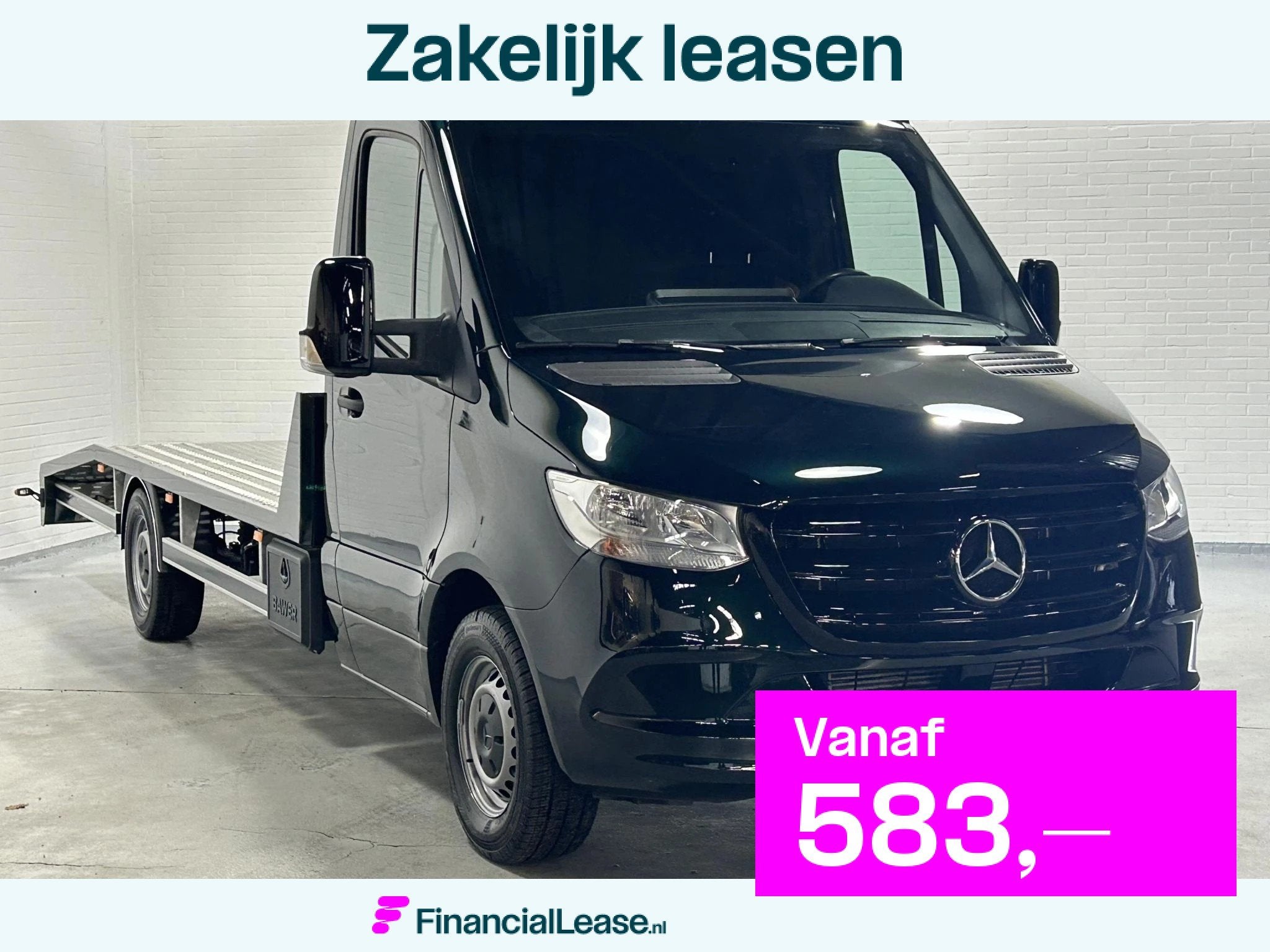 Mercedes-Benz Sprinter 316 CDI 163 pk Autotransporter Luchtv, Gebruikt, 4 cilinders, 2000 kg, Mercedes-Benz