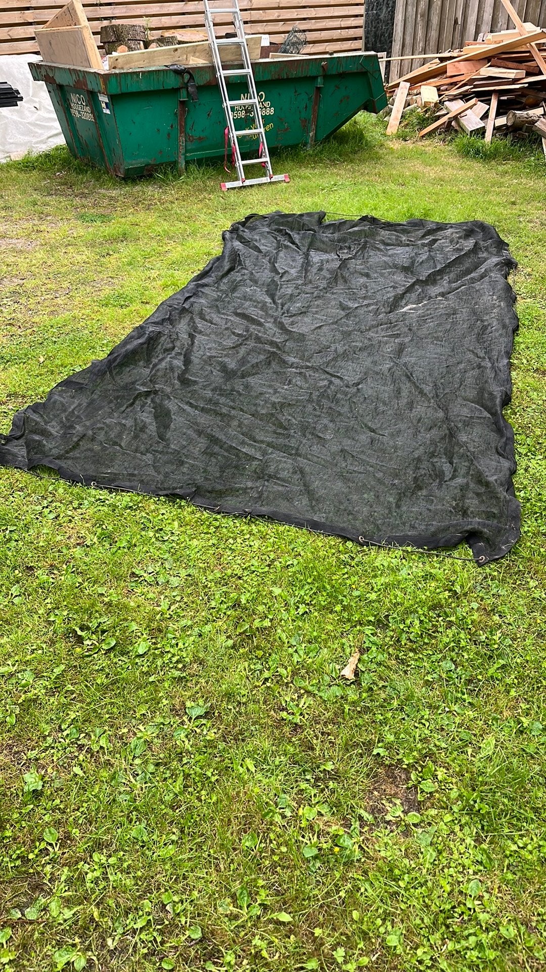 Aanhanger net 4x2m, Auto diversen, Aanhangwagen-onderdelen, Ophalen, Gebruikt