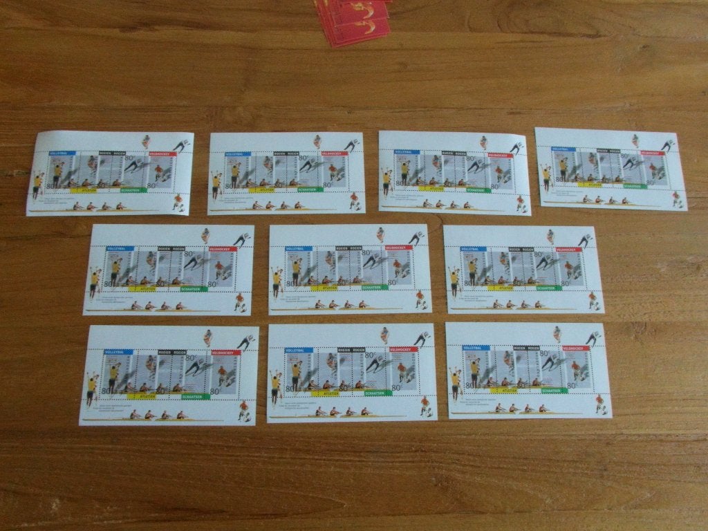 1517 10 Velletjes Olympische Spelen  1992 Postfris, Postzegels en Munten, Postzegels | Nederland, Ophalen of Verzenden, Na 1940