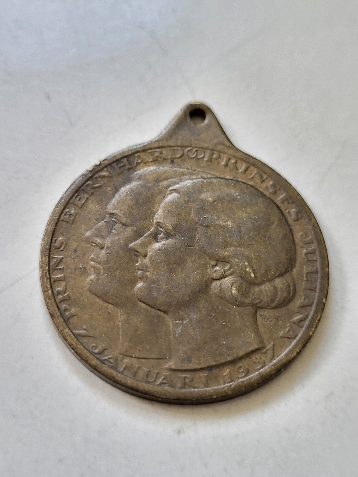 Huwelijksmedaille Prins Bernhard & Prinses Juliana 1937, Ophalen of Verzenden