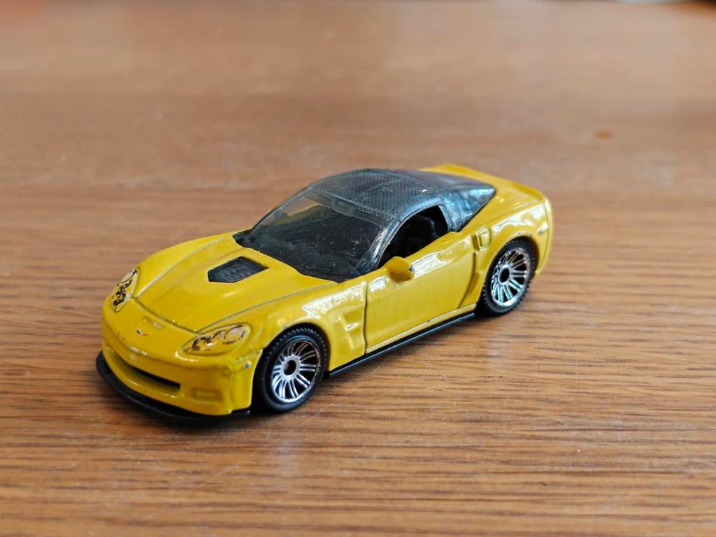 Matchbox Chevy Corvette ZR1 GEEL, Ophalen of Verzenden, Auto