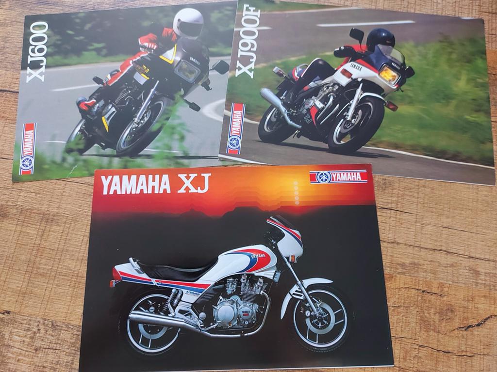 3x Yamaha XJ motor folders o.a. XJ600 - XJ 900 F, Motoren, Ophalen of Verzenden, Yamaha