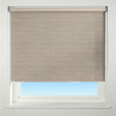 Rolgordijn linnenlook crème 180x190 cm, Ophalen, 150 tot 200 cm, Nieuw, Crème