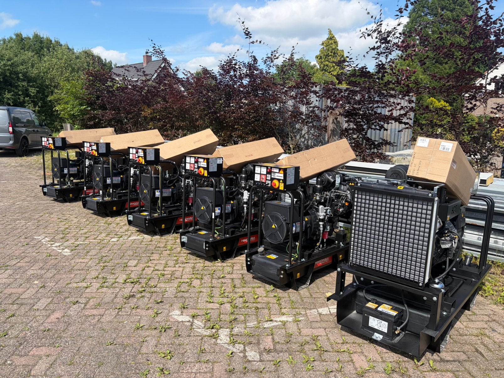 Yanmar 25 kVA stamford Stage V aggregaat generatorset, Dieselolie, Geluidgedempt, Nieuw, Ophalen of Verzenden