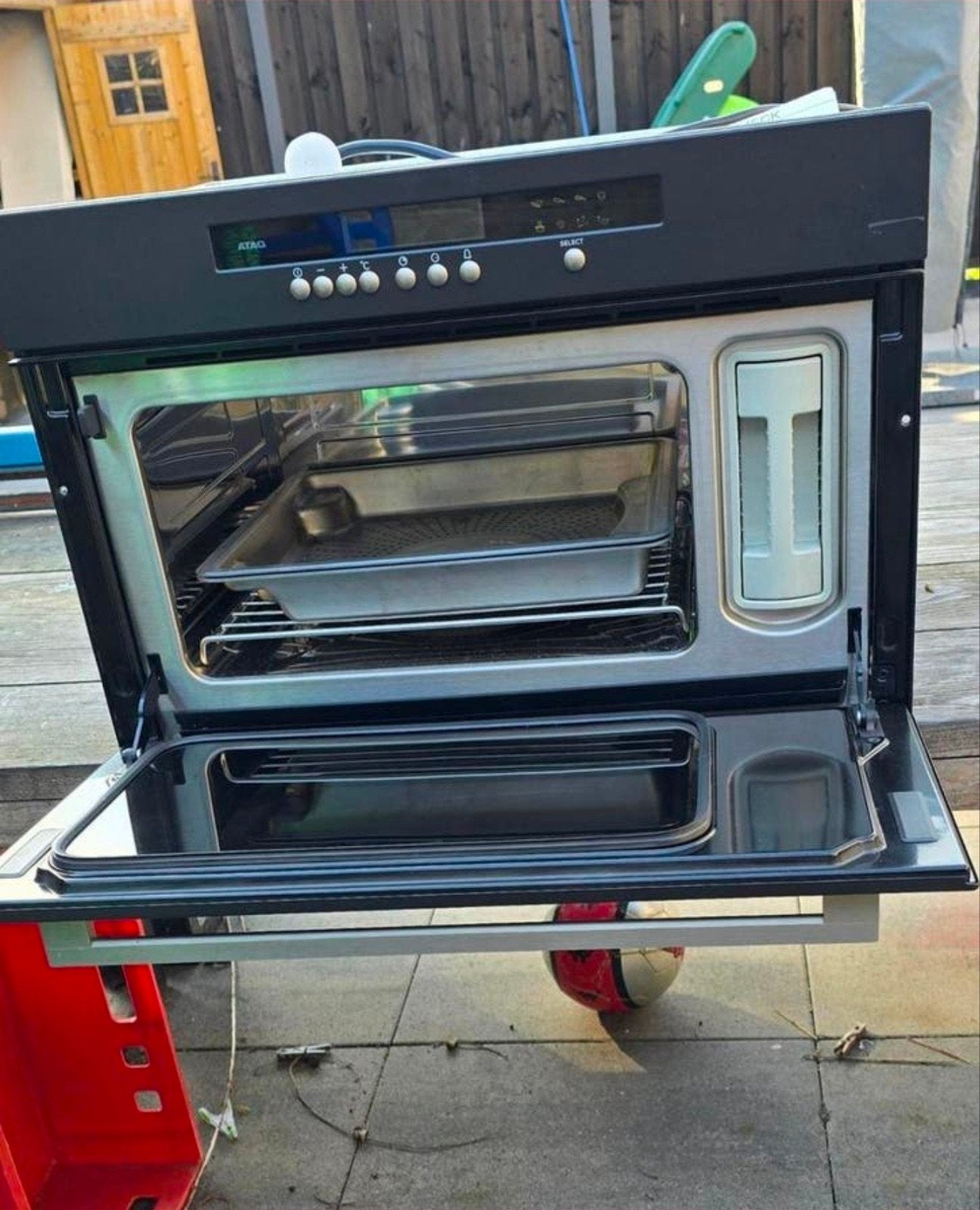 Nette ATAG Inbouw Stoomoven - Zo goed als nieuw, Witgoed en Apparatuur, Ovens, Zo goed als nieuw, Inbouw, Stoomoven, Atag, Stoom