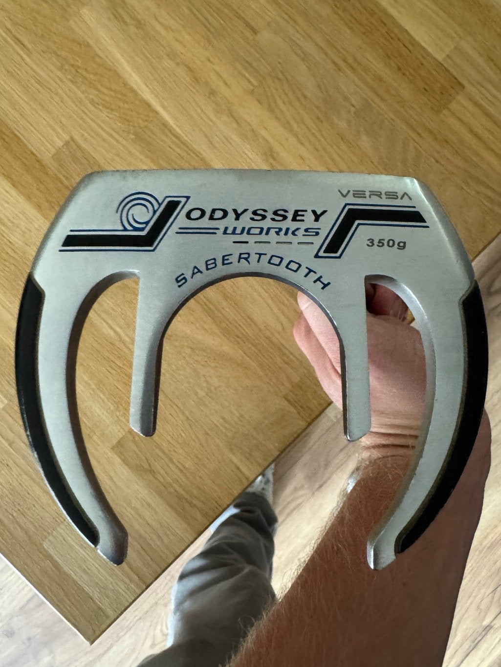 Odyssey Sabertooth Versa Putter 350g, Ophalen of Verzenden, Gebruikt, Club, Callaway