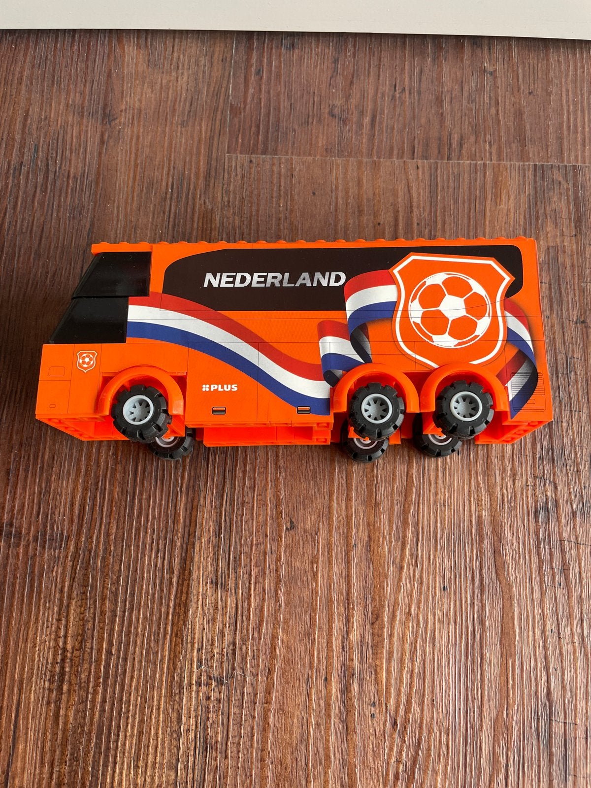 Oranje Plus EK Bus Bouwset - Nederland Voetbal, Ophalen of Verzenden, Gebruikt, Overige merken