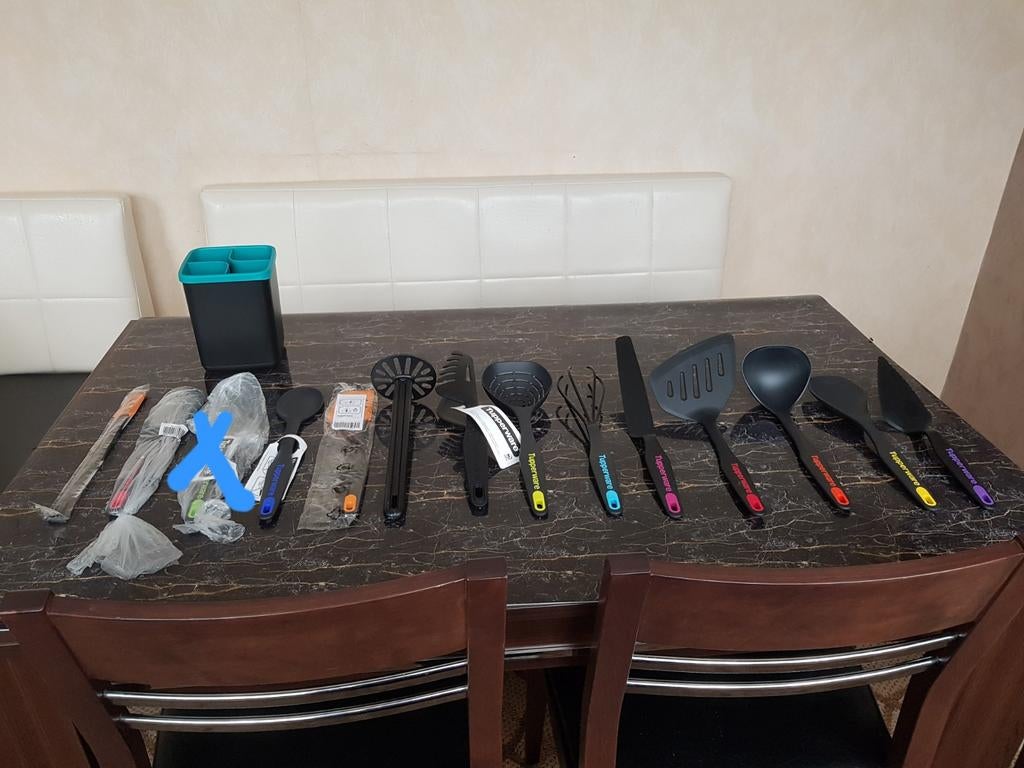 Nieuwe Tupperware Keukenhulpjes Set - Gratis Verzending, Huis en Inrichting, Ophalen of Verzenden, Nieuw