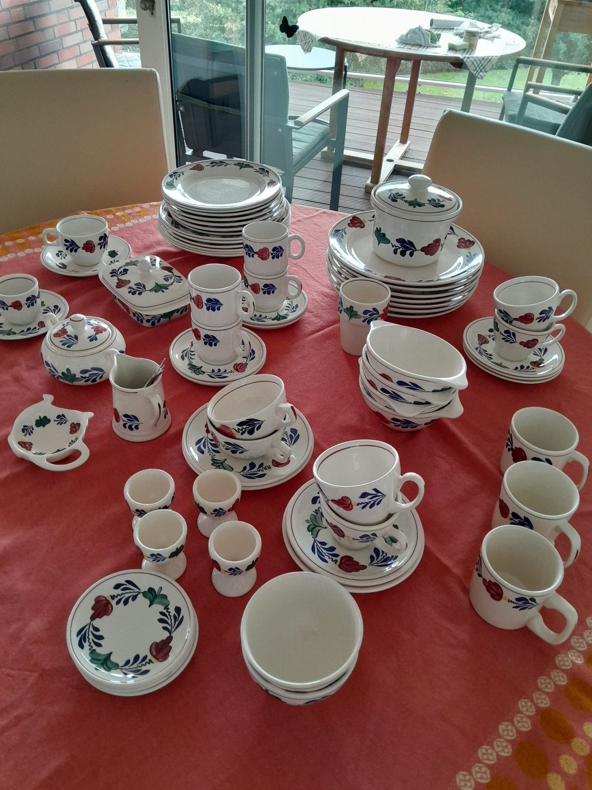 Boerenbond servies (geen beschadigingen), Ophalen