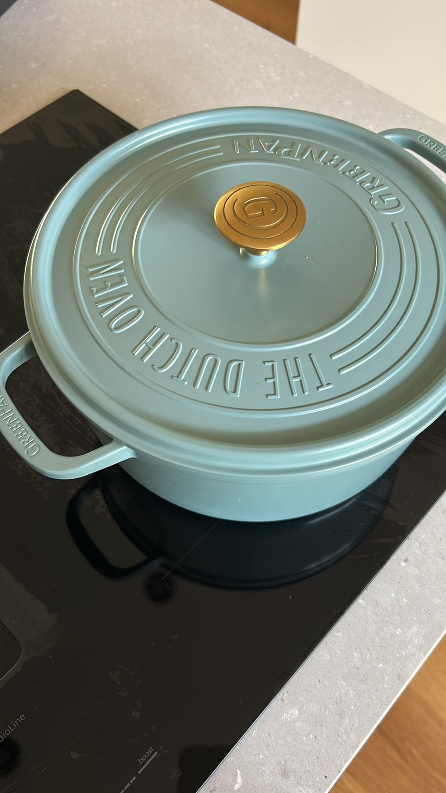 Green pan braadpan dutch oven, Ophalen, Zo goed als nieuw, Gietijzer