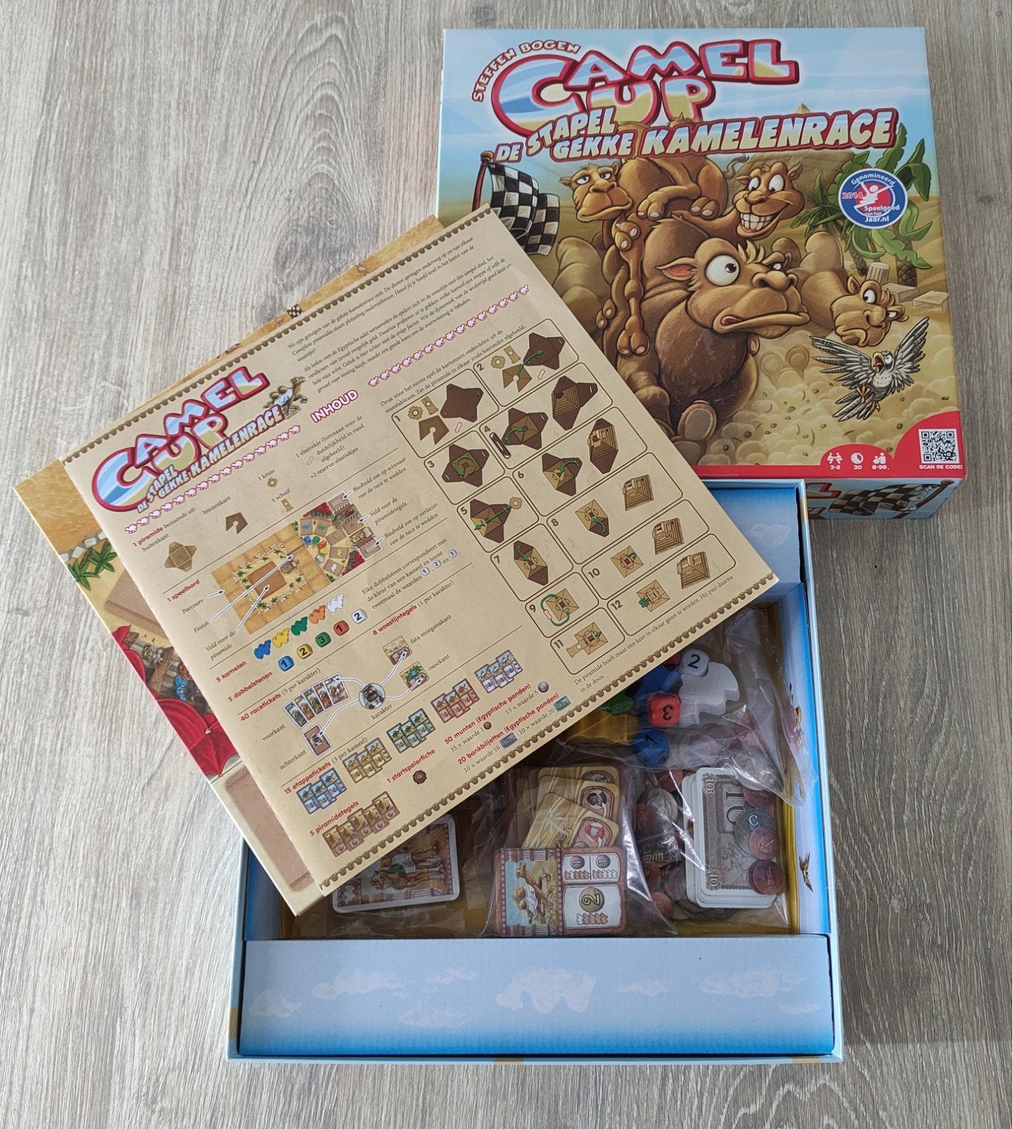 CAMEL UP DE STAPEL GEKKE KAMELENRACE uitgever 999 GAMES, Ophalen of Verzenden