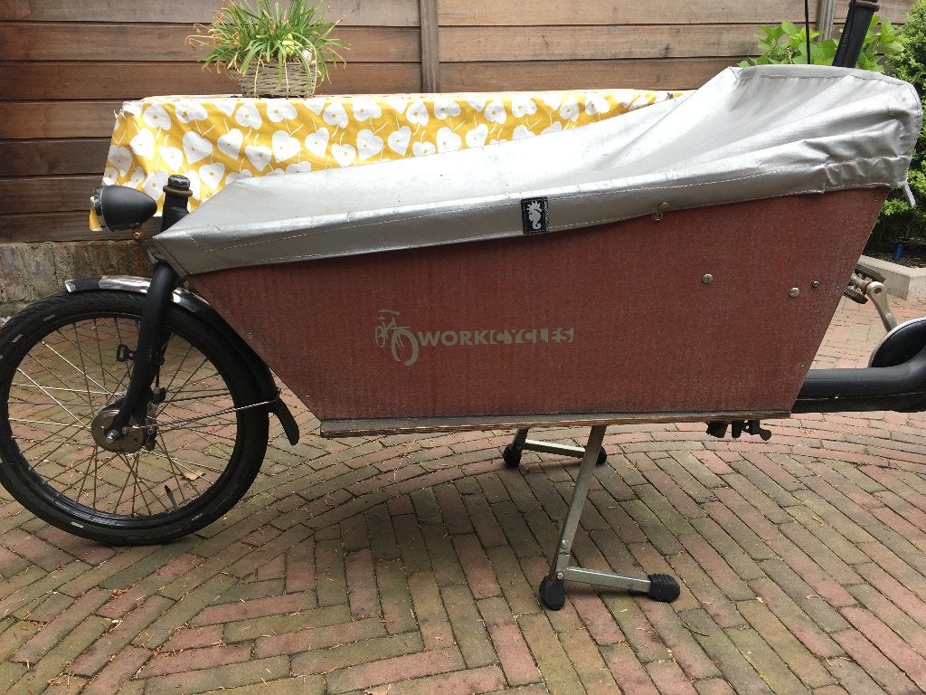 Bakfiets - klassieker Workcycle, Gebruikt, 3 kinderen, Schijfrem, Ophalen