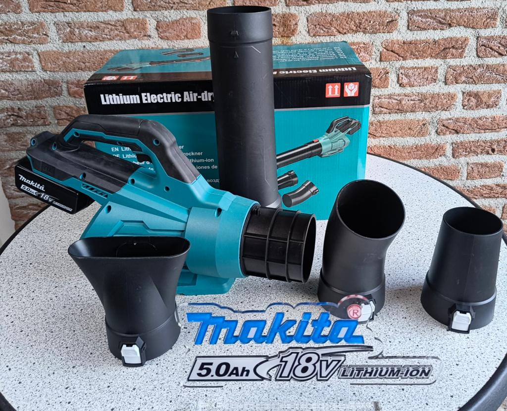 Krachtige Bladblazer - Compatibel met Makita 18Volt Accu., Nieuw, Ophalen of Verzenden, Yofidra voor Makita, Accu