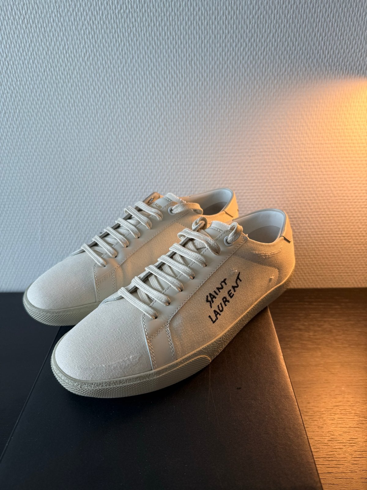 Saint Laurent SL/06 Sneakers, Verzenden, Wit, Sneakers of Gympen, Zo goed als nieuw