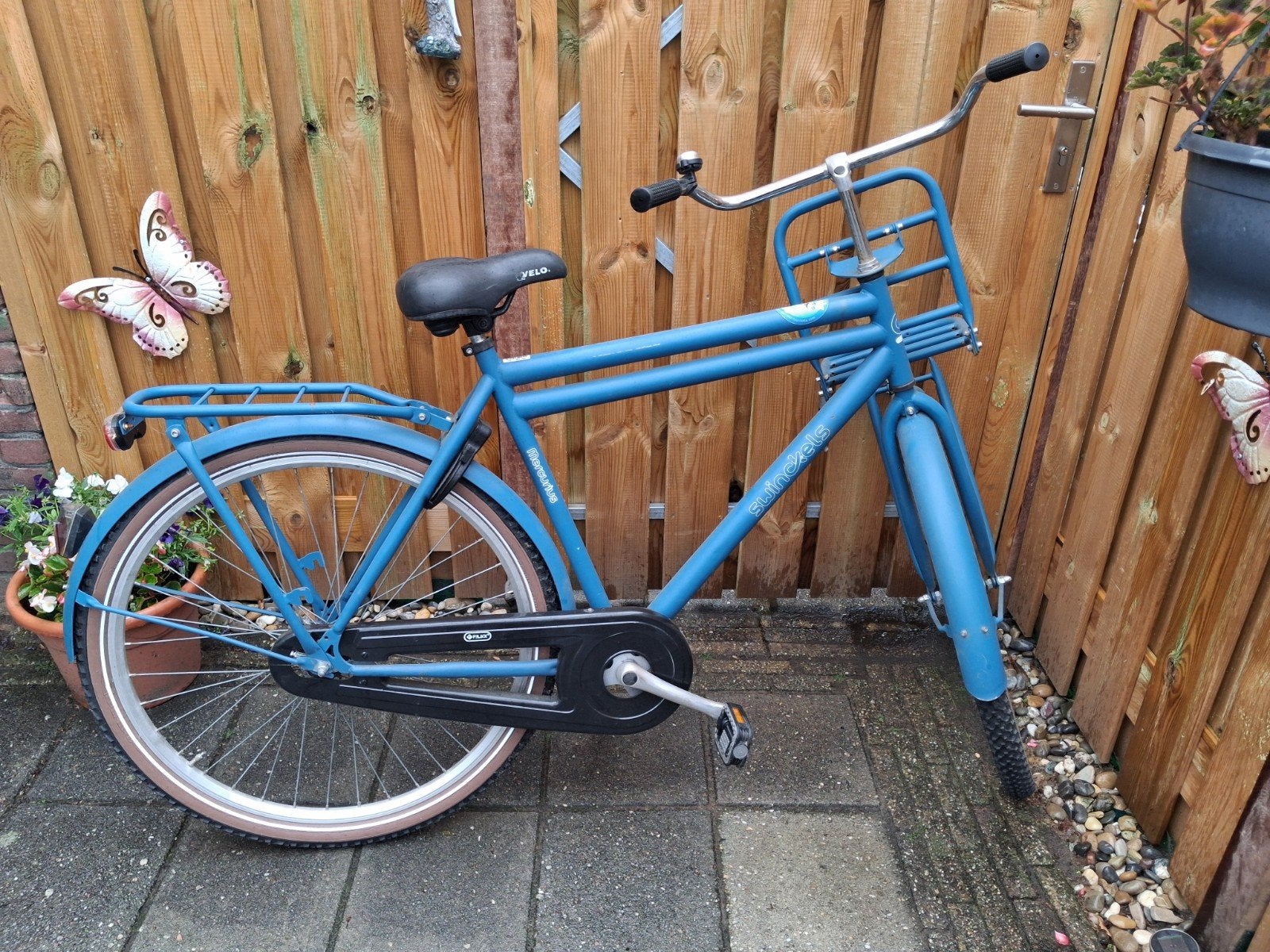 herenfiets 28 inch, 57 tot 61 cm, Ophalen, Gebruikt, Overige merken