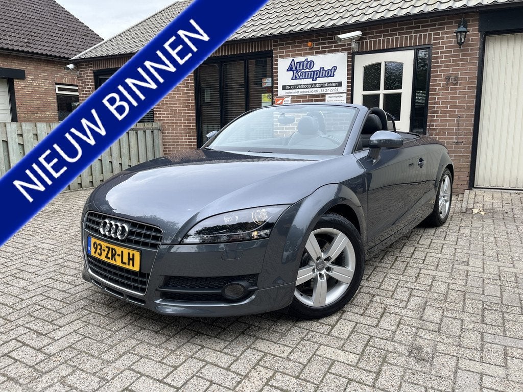 Audi TT Roadster 2.0 TFSI Pro Line Leer Automaat (bj 2007), Auto's, Audi, TT, Gebruikt, Zwart, 4 cilinders