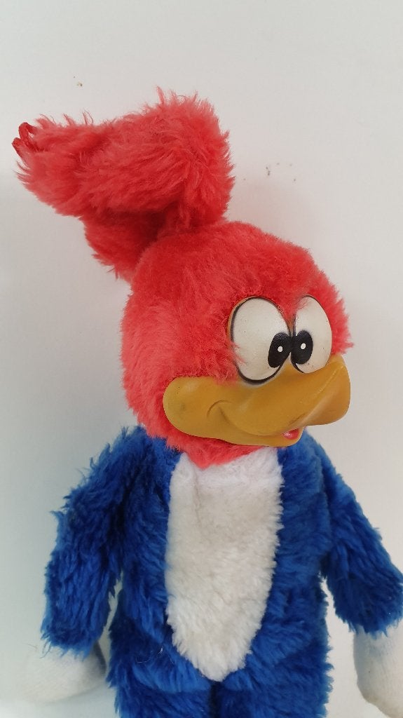 Woody Woodpecker, vintage knuffel, 28 cm. 3A6, Tweedehands verkoop, Tweedehands verkoop, Gebruikt, Overige typen