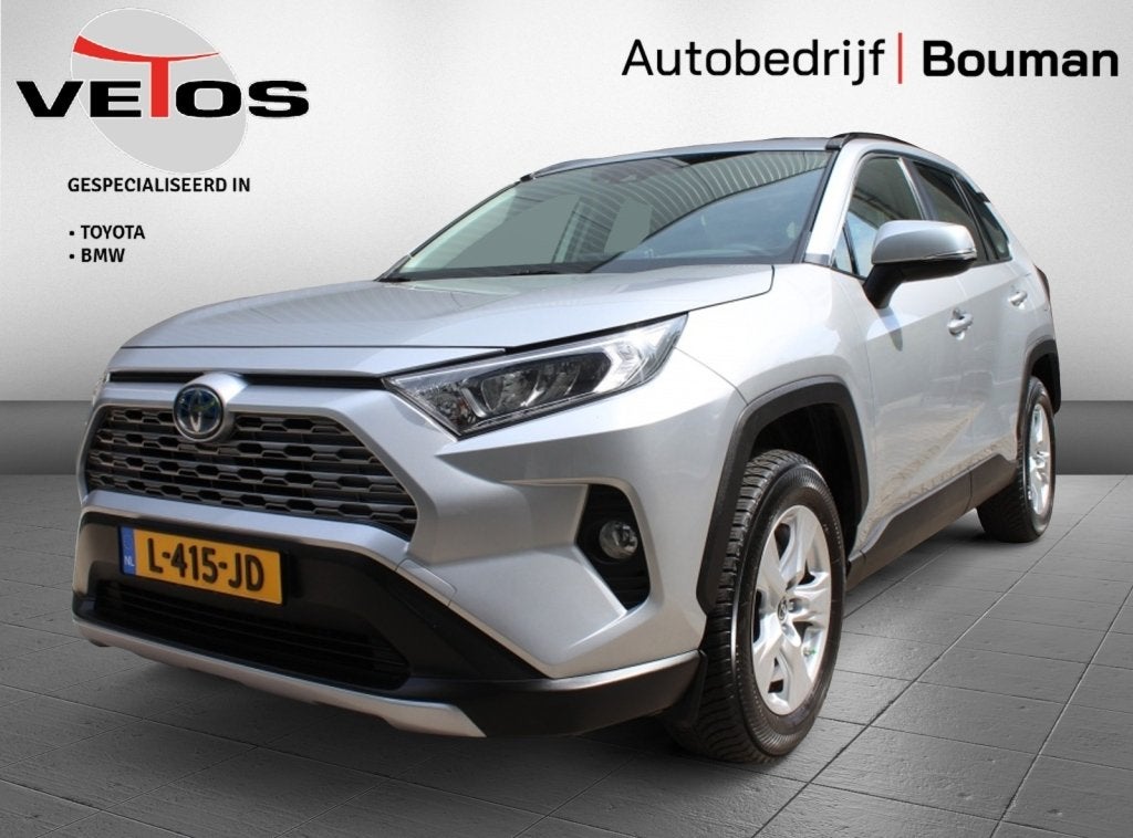Toyota RAV4 2.5 Hybrid AWD / Trekhaak 1650kg / Android Apple, Auto's, Toyota, Bedrijf, Te koop, Rav4, ABS, Achteruitrijcamera