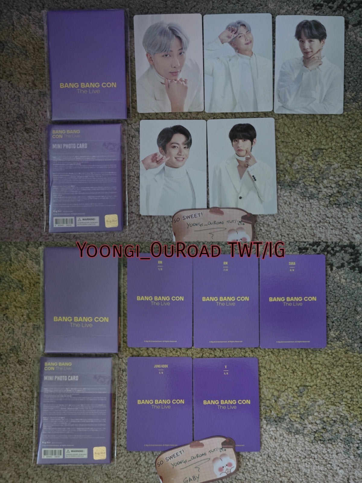Kpop BTS Officiële photocard sets [deel 2], Ophalen of Verzenden, Zo goed als nieuw, Foto of Kaart