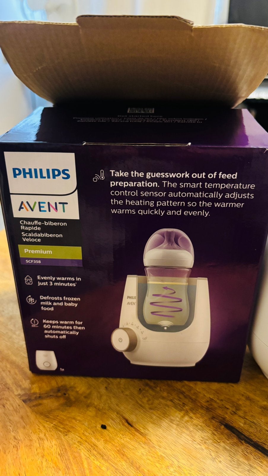 Philips Avent Flessenwarmer SCF358 - Zo goed als nieuw, Ophalen of Verzenden, Zo goed als nieuw, Flessen- of potjesverwarmer