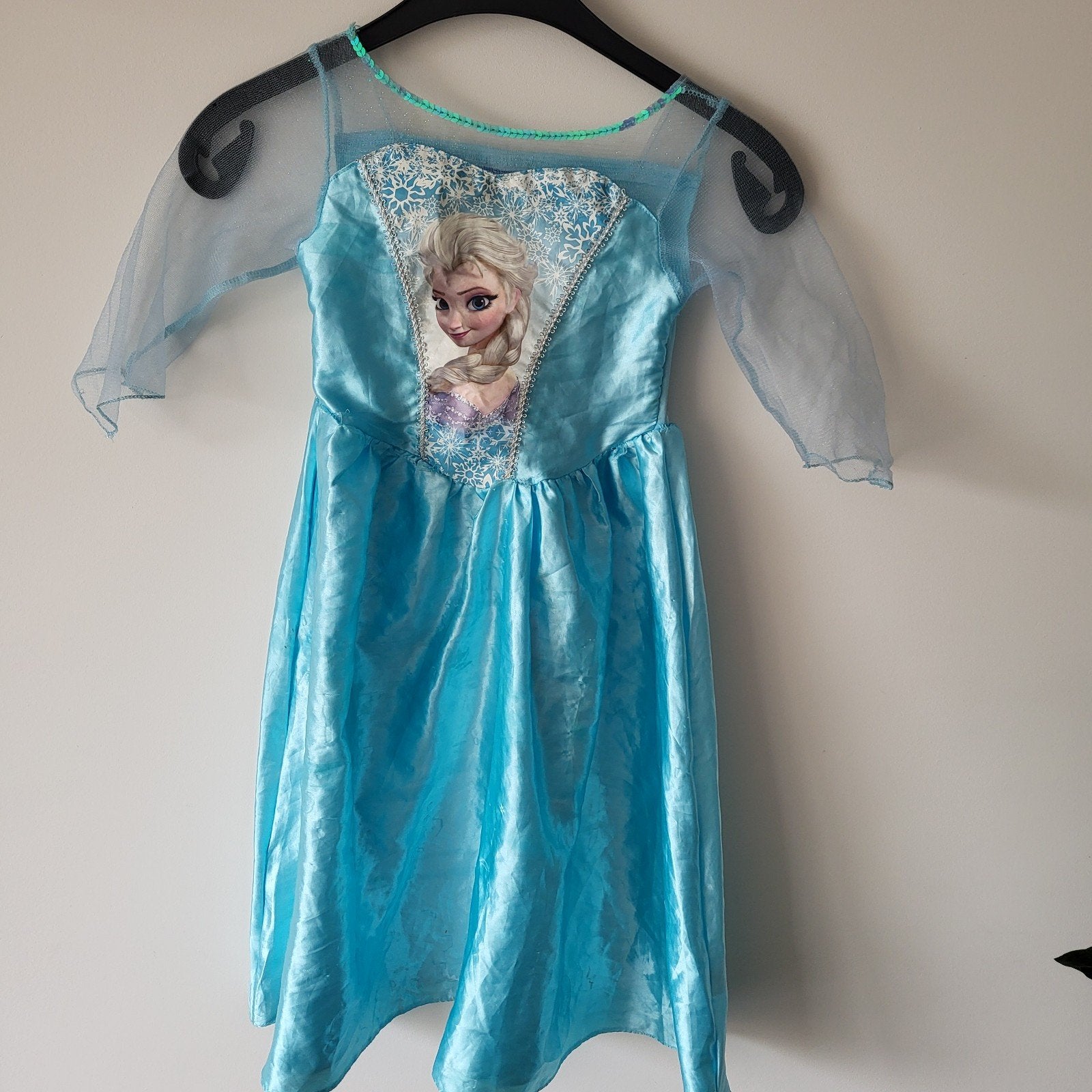 Elsa Frozen jurk verkleedjurk maat 116-122, Kinderen en Baby's, Carnavalskleding en Verkleedspullen, Ophalen of Verzenden, Gebruikt