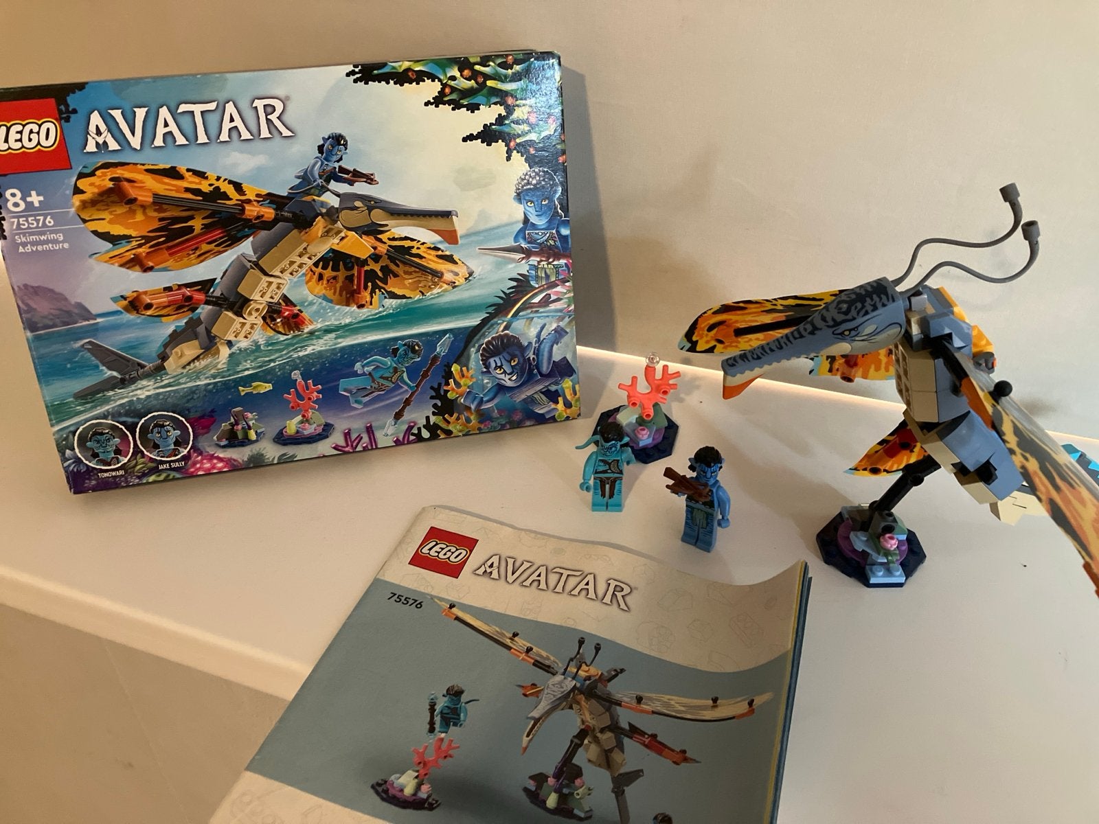 Lego Avatar 75576 Skimwing Adventure met doos en boekje, Lego, Ophalen of Verzenden, Zo goed als nieuw, Compleet
