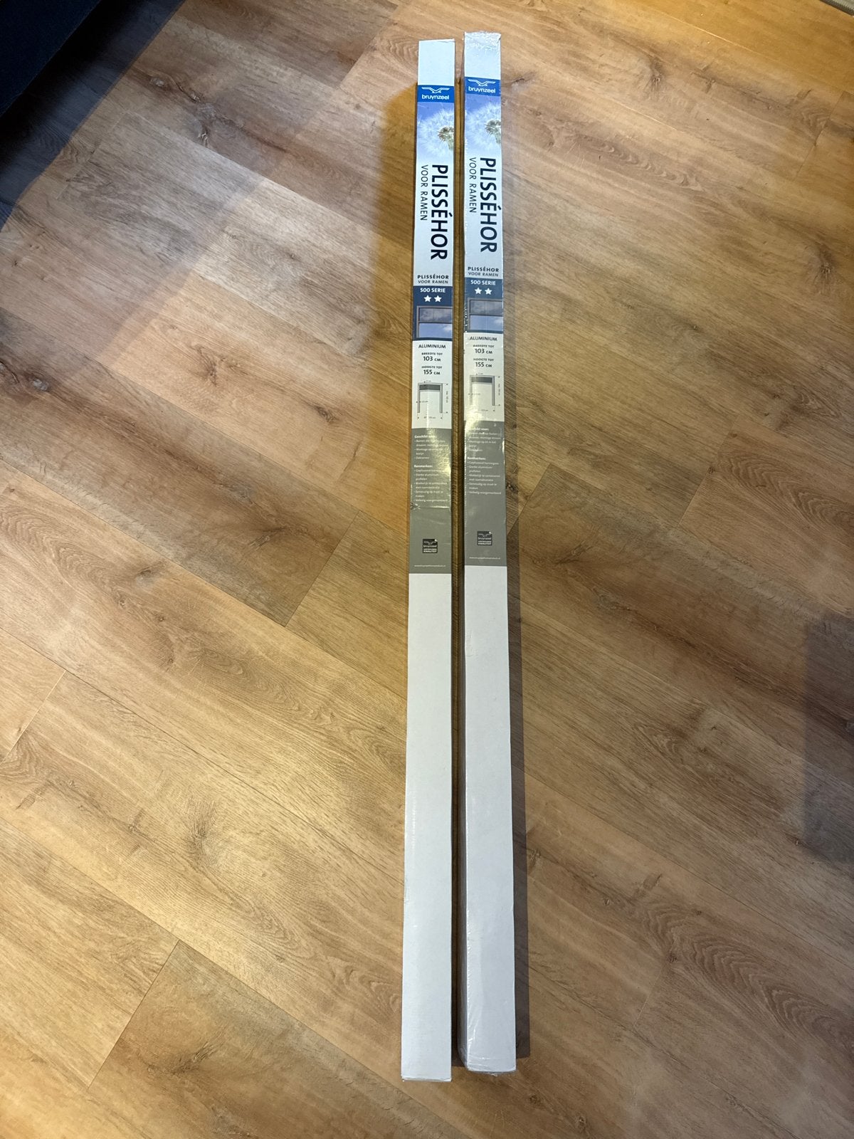 Nieuwe Plisséhorren voor ramen - 1stuks, 103x155 cm, 100 tot 120 cm, Overige typen, Minder dan 200 cm, Nieuw