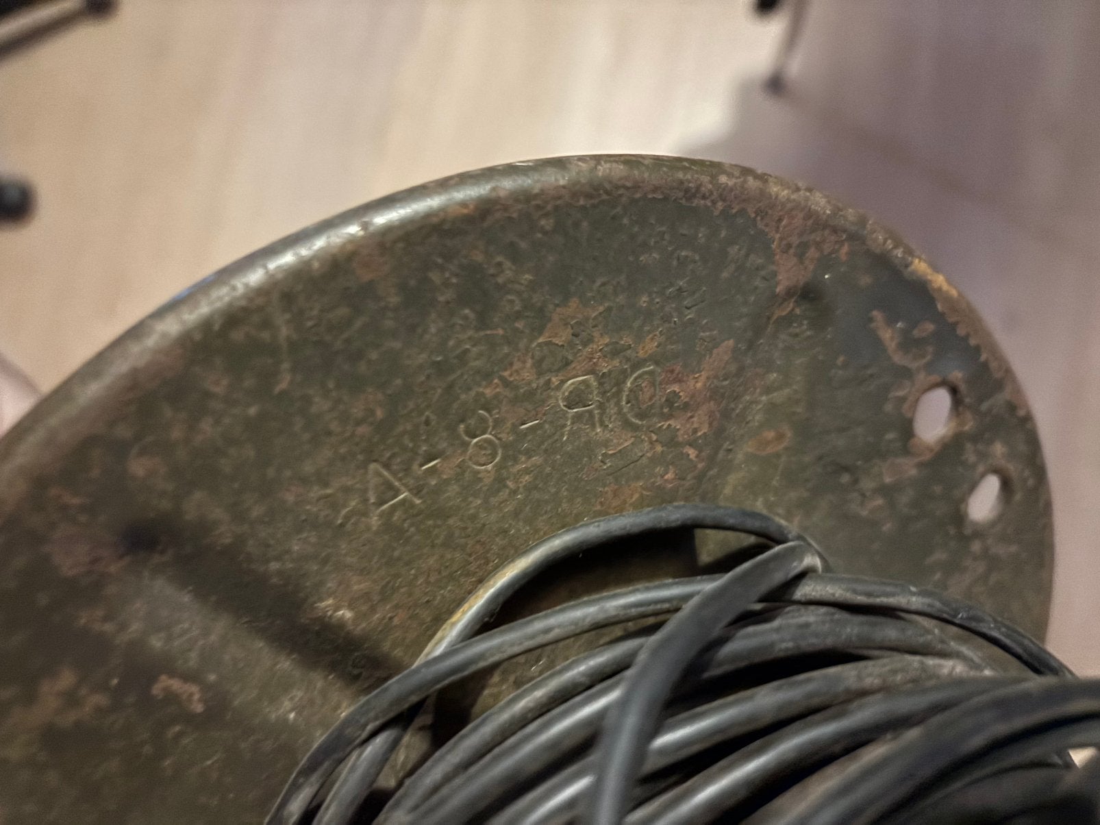 US Signal corps WW2 - WWII veldtelefoon met haspel, Ophalen of Verzenden, Amerika, Overige typen