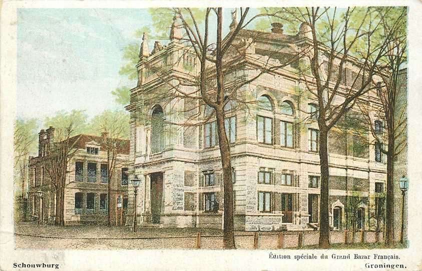 300-007-023 Groningen Schouwburg, Verzamelen, Verzenden, Voor 1920, Groningen