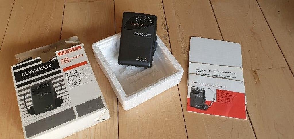 Magnavox NW3600 vintage walkman – met originele doos, Ophalen of Verzenden, Walkman