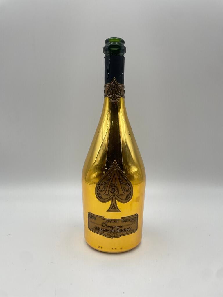 Armand de Brignac lege fles, Ophalen of Verzenden, Gebruikt