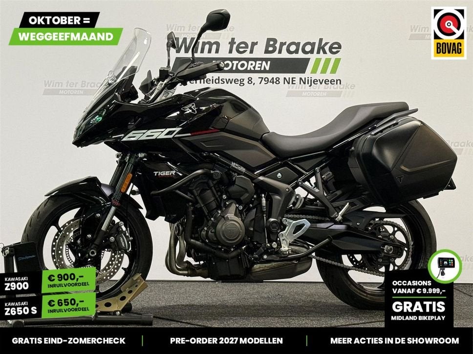 Triumph Tiger Sport 660 ABS (bj 2025) 1.912 km, Motoren, 2 cilinders, Motorrijbewijs A, Onbekend, Meer dan 35 kW