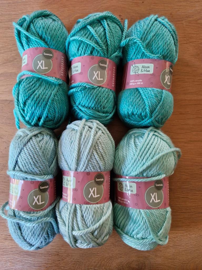 6 x Garen Alison & Mae XL acryl, extra dik garen, Ophalen of Verzenden, Nieuw, Breien of Haken, Wol of Garen