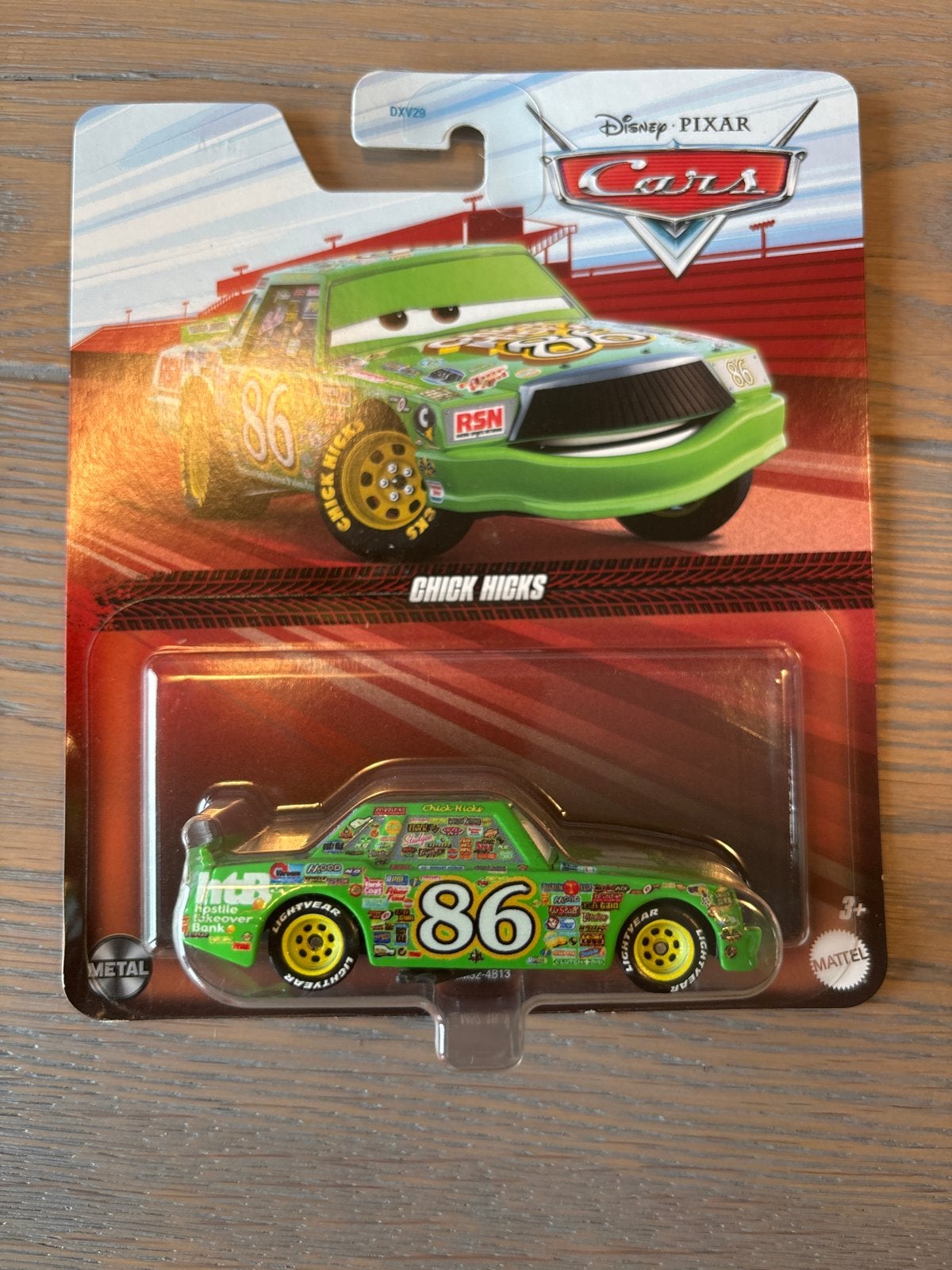 Disney Pixar Cars Chick Hicks Diecast Modelauto, Ophalen of Verzenden, Nieuw