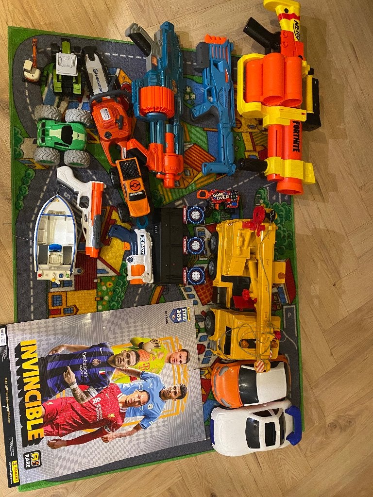 Speelgoed, Ophalen, Gebruikt