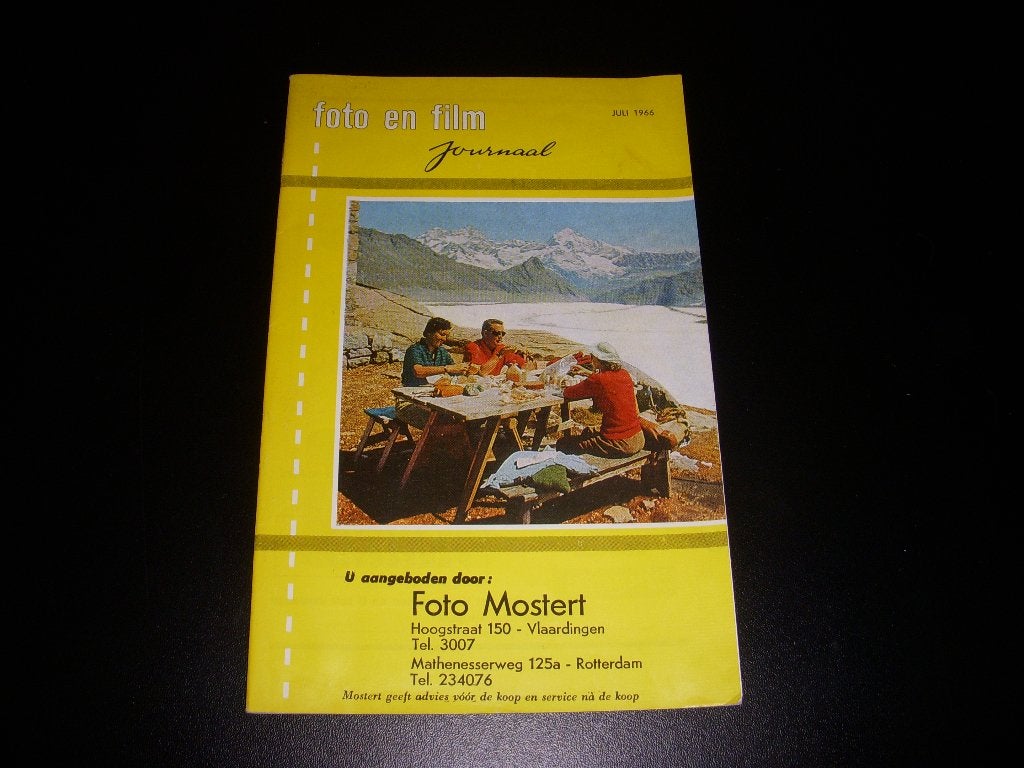 Catalogus foto en film journaal juli 1966, Boeken, Ophalen of Verzenden, Catalogus, Gelezen, Foto Mostert Vlaardingen en Rotterdam