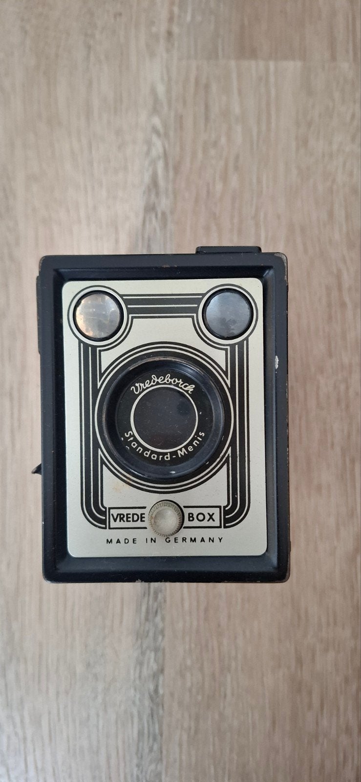 Vredeborch vredebox standard menis, Verzenden, 1940 tot 1960, Fototoestel