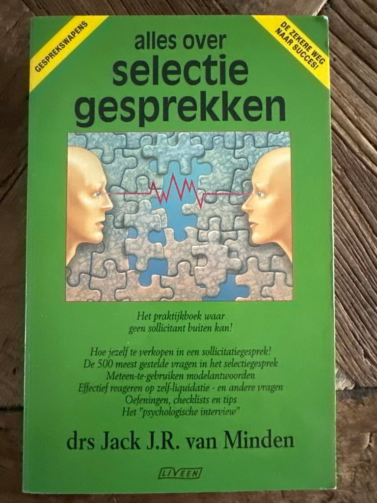 Alles over selectiegesprekken - Drs Jack J.R. van Minden, Boeken, Ophalen, Gelezen