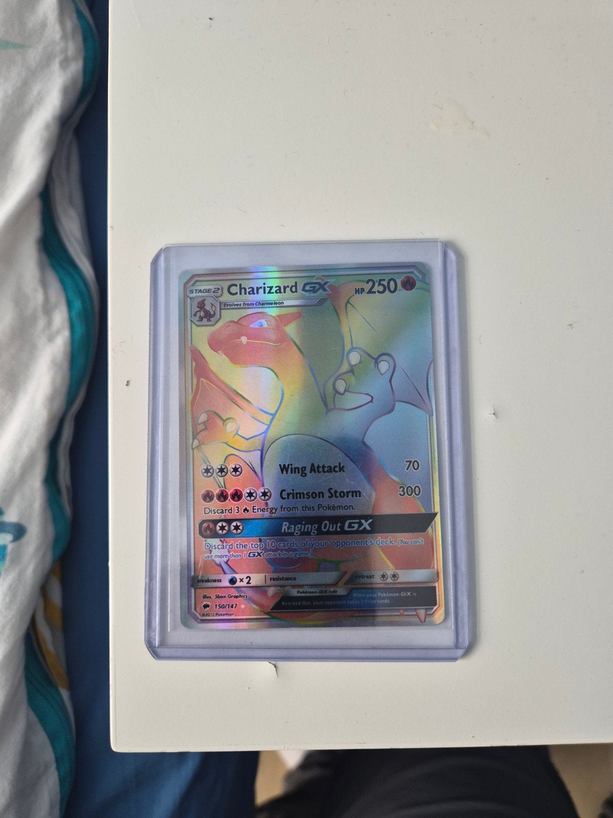 Charizard GX (secret), Ophalen of Verzenden, Zo goed als nieuw
