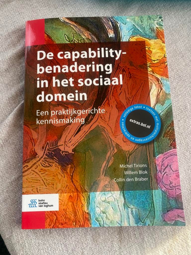 De capabilitybenadering in het sociaal domein, Collin den Braber; Willem Blok; Michel Tirions, Sociale wetenschap, Ophalen of Verzenden