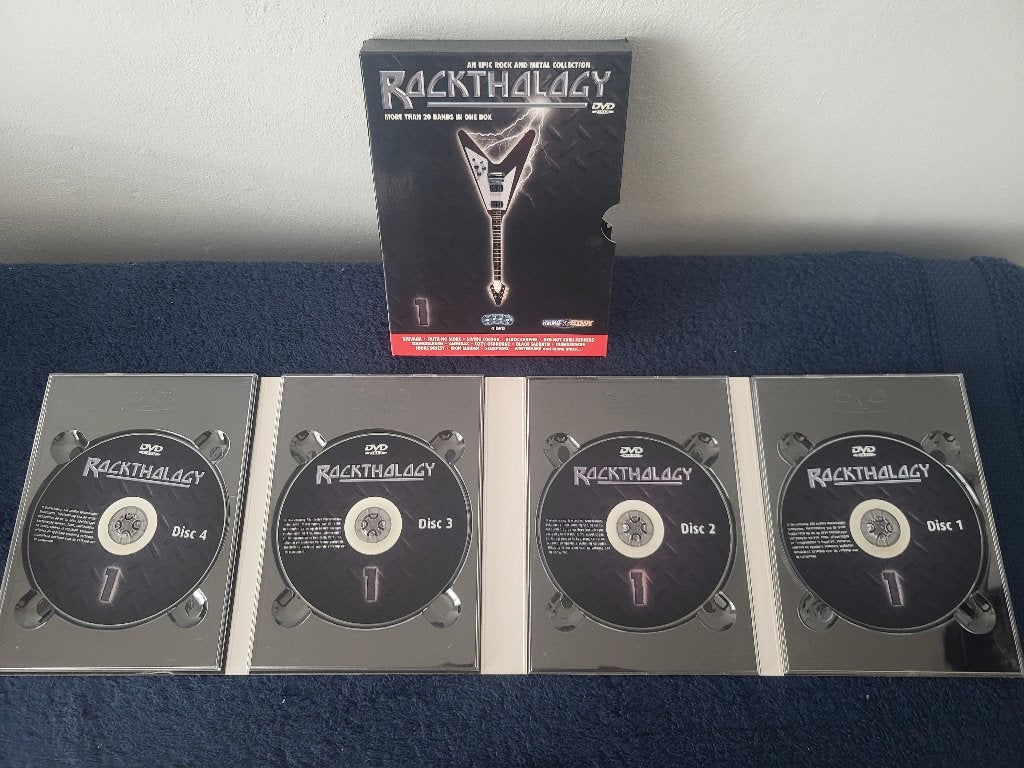 20 dvd's muziekconcert RockThology rock & metal deel 1 t/m 5, Alle leeftijden, Verzenden, Zo goed als nieuw