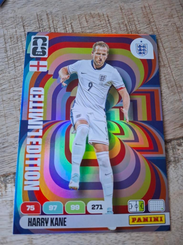 Panini fifa worldcup 2026 XXL kaart Kane limited edition, Ophalen of Verzenden, Zo goed als nieuw, Plaatje