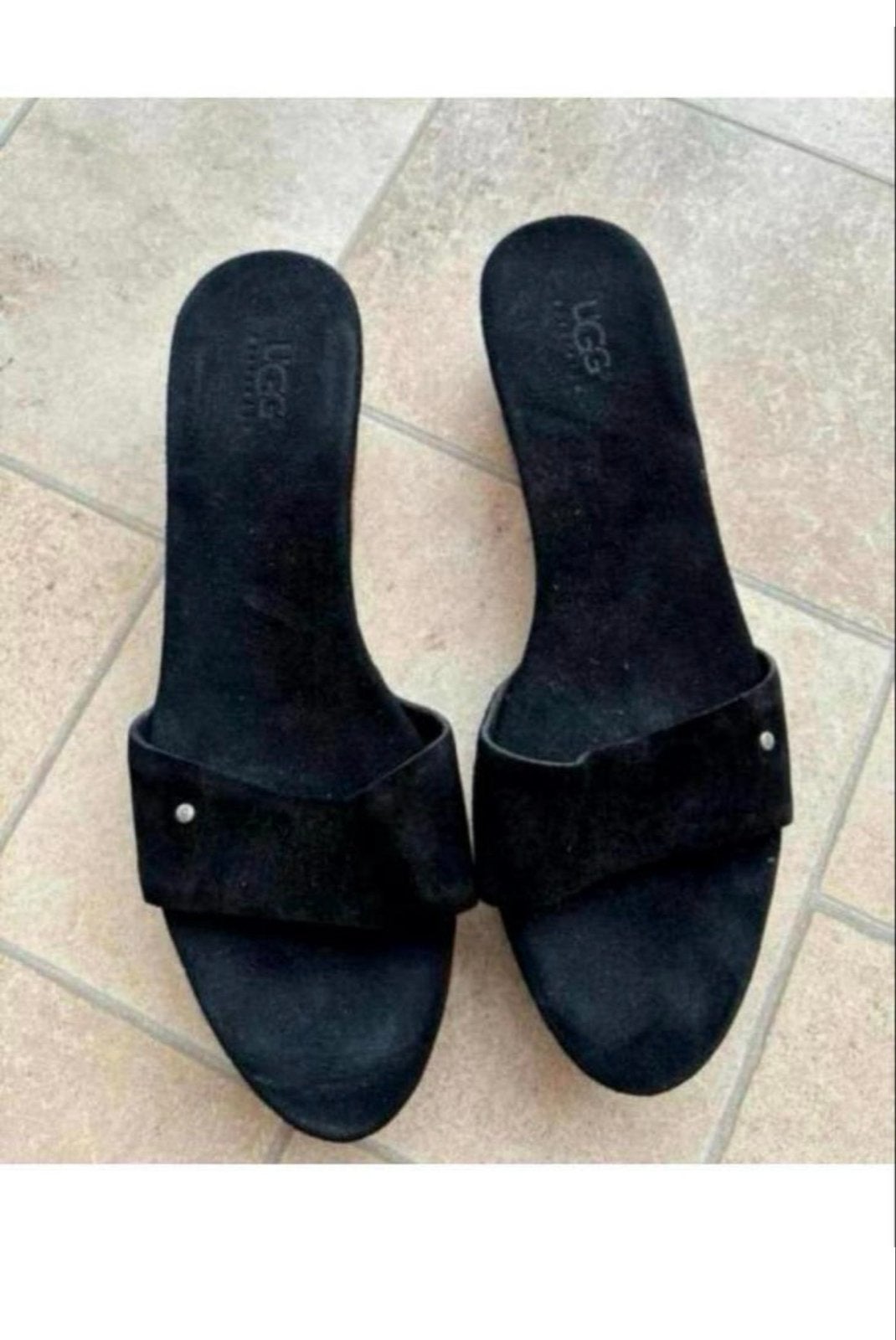 Ugg sandalen maat 41, Kleding | Dames, Schoenen, Ophalen of Verzenden, Gedragen, Zwart, Sandalen of Muiltjes