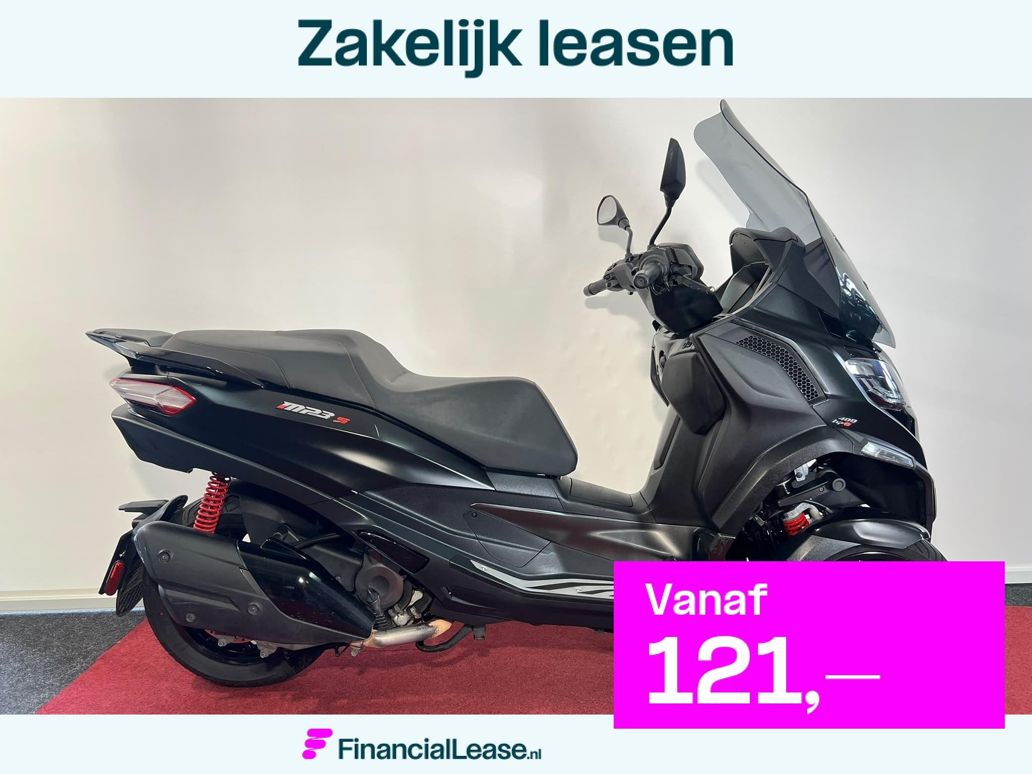 Piaggio MP3 400 HPE ABS, Scooter, Bedrijf, 399 cc, 12 t/m 35 kW
