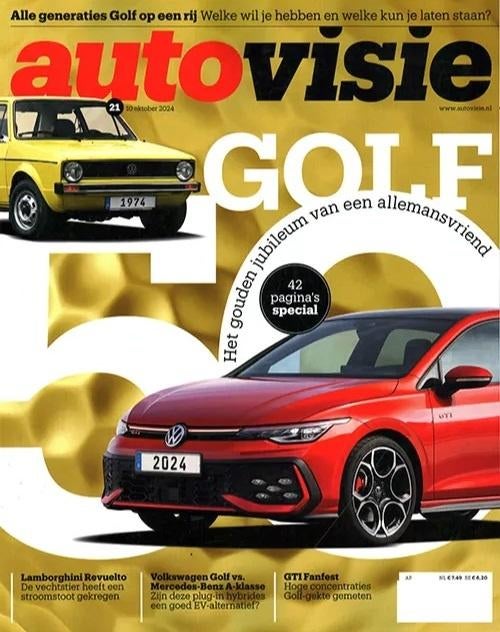 Autovisie 21 2024 : VW Golf / California - BMW 120 / M135, Ophalen of Verzenden, Gelezen, Algemeen