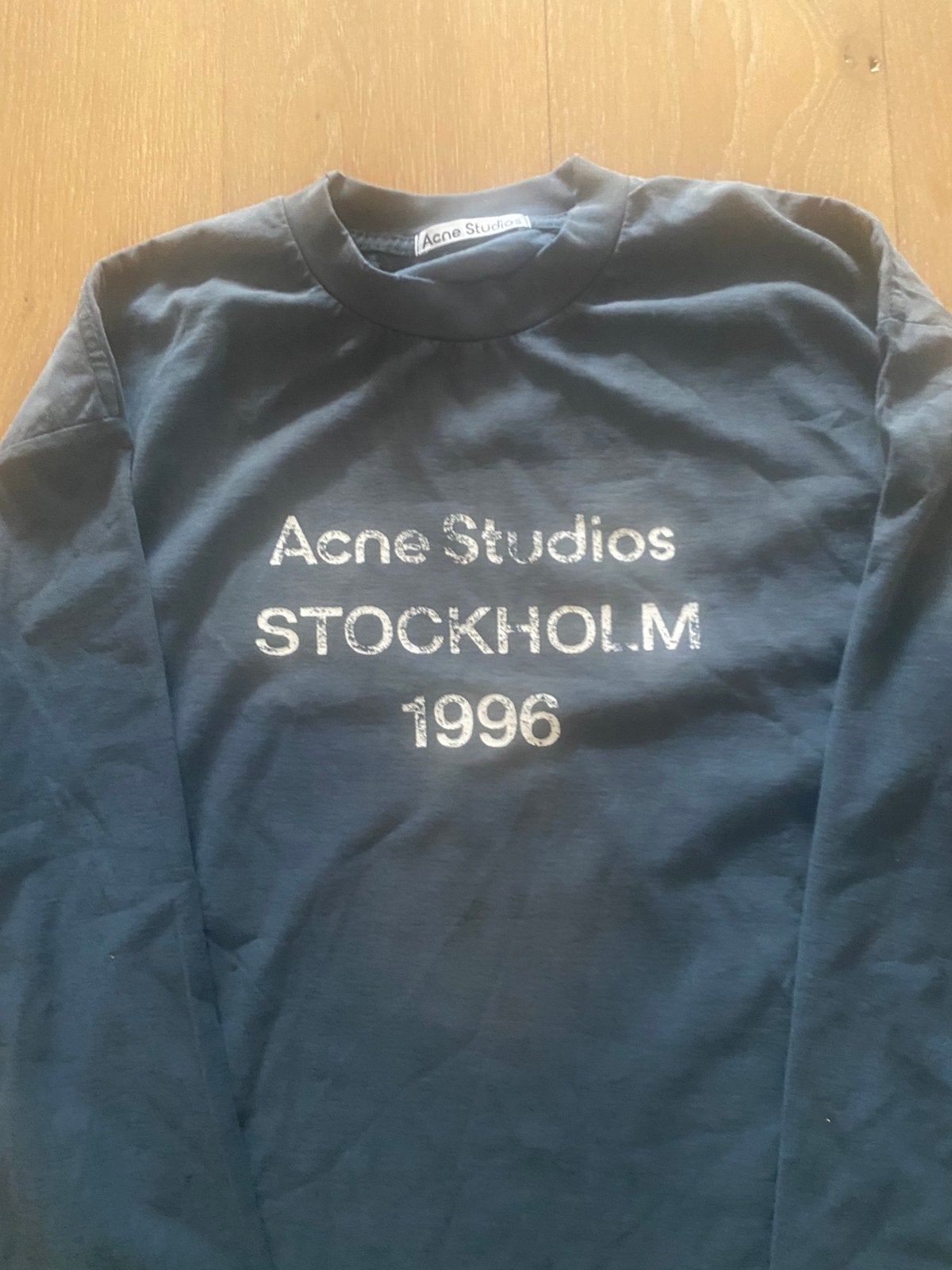 Acne studio longsleeve, Ophalen of Verzenden, Zo goed als nieuw, Maat 46 (S) of kleiner, Blauw