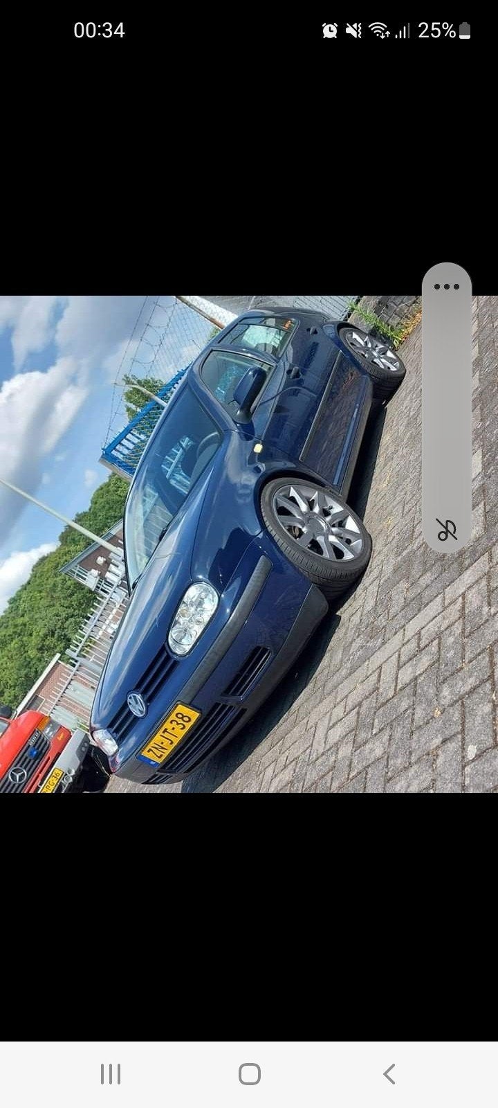 Volkswagen Golf 2.0 85KW 1999 Blauw, Auto's, Stof, 4 cilinders, 1984 cc, Blauw